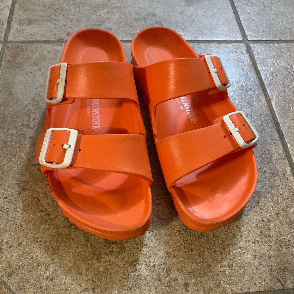 Birkenstock Arizona Essentials EVA Sandals EU 40 W9 /M7 Flame Comfort Slides